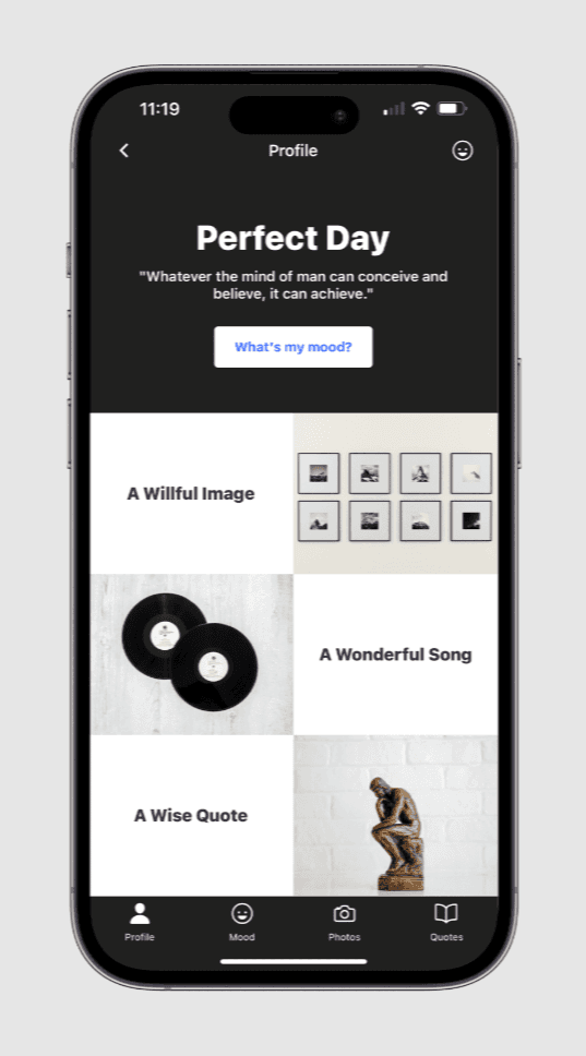 Mindfulness Mobile App screenshot