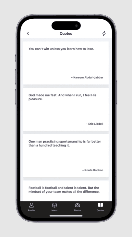 Mindfulness Mobile App screenshot